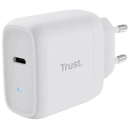 CARGADOR PARED/VIAJE USB-C 45W MAXO BLANCO TRUST